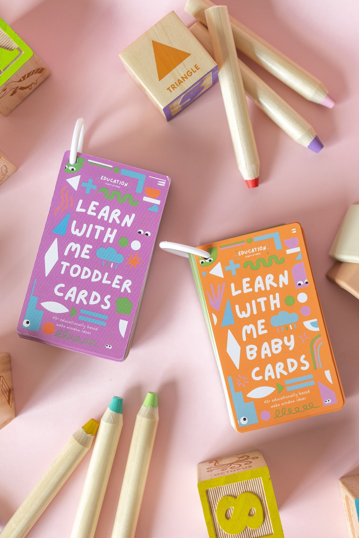 Learn With Me Baby and Toddler play cards