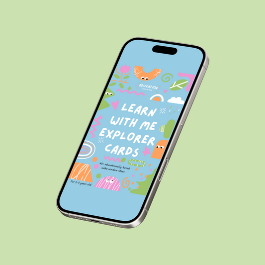 Learn with Me - Explorer Cards Digital Download - Education Starts at Home