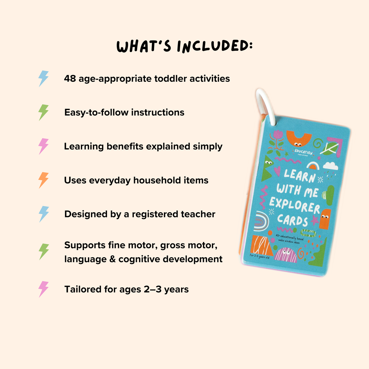 Learn with Me Explorer Cards (2-3 years)