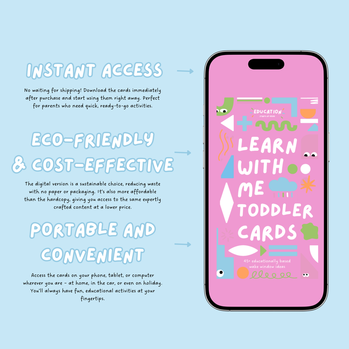 Digital Baby and Toddler Cards Bundle - Education Starts at Home